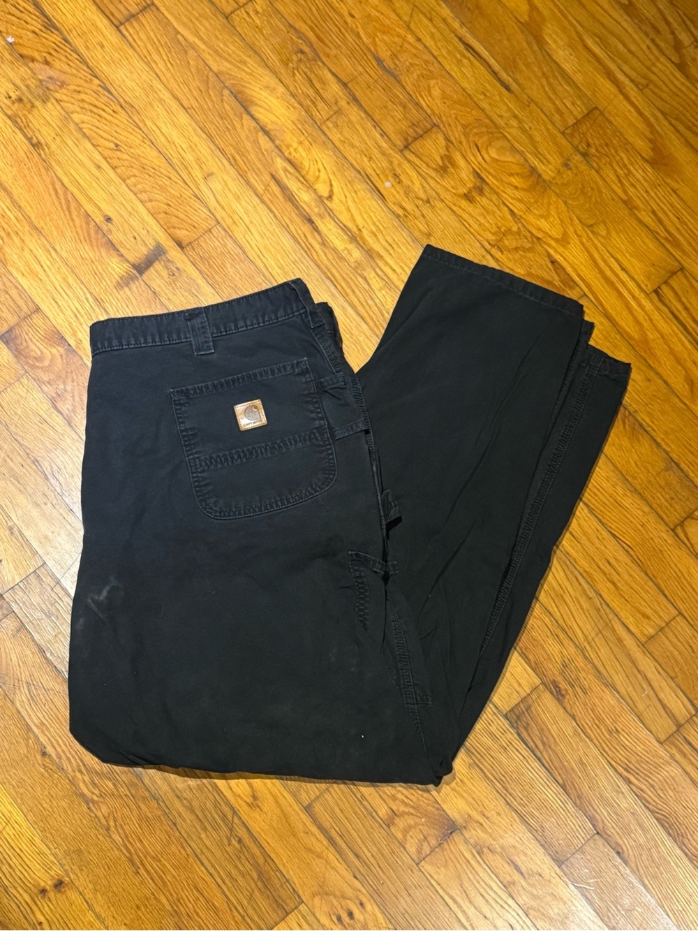 Carhartt Men's Black Work Pants (46x32)